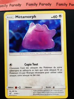 Metamorph Holo 17/18 Carte Pokemon Rare Promo Detective Pikachu Neuve francais - Image 1