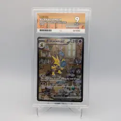 Alakazam ex 201/165 Scarlet and Violet 151 Full Art ACE 9 MINT Pokemon TCG - Image 1