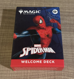 Magic The Gathering Spider-Man Welcome Deck SDCC 2025 Hasbro WHITE DECK - Image 1