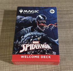 SDCC 2025 Magic The Gathering x Spider-Man Welcome Deck Marvel Venom Box Black - Image 1