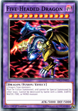 Five-Headed Dragon - MIL1-EN012 - Common - 1st Edition - Yugioh - Image 1