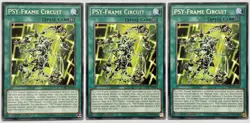 3 x HSRD-EN036 PSY-Frame Circuit - Rare 1st Edition Near Mint YuGiOh Card - Image 1