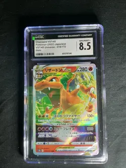 Charizard VSTAR 014/172 VSTAR Universe Japanese Pokemon Card CGC 8.5 - Image 1