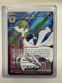 Pokemon Gardevoir EX TCG Full Art Holo Card 228/198 Scarlet & Violet Base Set - Image 1