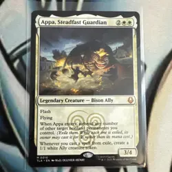 PRESALE APPA, STEADFAST GUARDIAN Avatar: The Last Airbender TLA Magic MTG CARD - Image 1