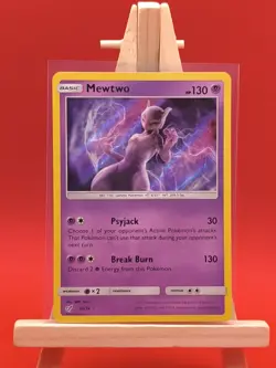 Mewtwo 12/18 Detective Pikachu Set Ultra Rare Holo Pokemon Card - Image 2