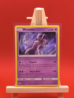 Mewtwo 12/18 Detective Pikachu Set Ultra Rare Holo Pokemon Card - Image 3
