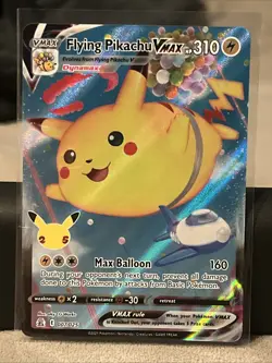 Pokemon TCG Flying Pikachu VMAX Holo Ultra Rare Card 007/025 Celebrations - Image 1