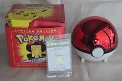 1999 POKEMON BURGER KING LIMITED EDITION PIKACHU 23K GOLD PLATED TRADING CARD - Image 2