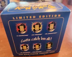 23K Gold Plated POLIWHIRL Pokemon Trading Card 1999 Burger King. Unopened! - Image 5
