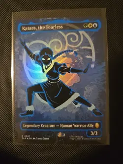 Katara, the Fearless 0361 Magic The Gathering Avatar The Last Airbender Neon Ink - Image 1