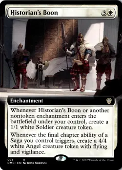 Historian's Boon (Extended Art) R Commander: Dominaria United 71 NM - Image 1