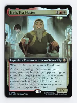 iroh, tea master extened#381 rare - Magic: The Gathering TLA MINT foil - Image 1