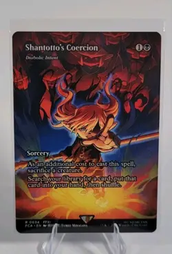 MTG: Shantotto's Coercion - Final Fantasy - Borderless - FCA Magic - R 0034 - Image 3