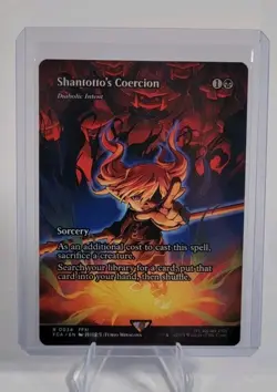 MTG: Shantotto's Coercion - Final Fantasy - Borderless - FCA Magic - R 0034 - Image 4