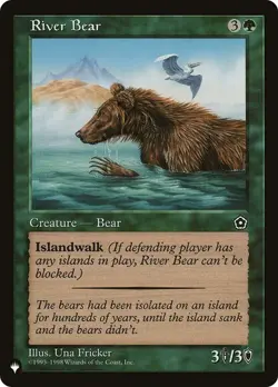 MTG - River Bear - The List - MB2 - Magic the Gathering - Image 1