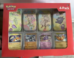 Pokemon Scarlet & Violet 151 (4 Mini Tins + 4 Promo Cards Bundle) SAMS CLUB Fast - Image 1