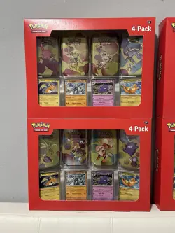 Pokemon 4 Pack Mini Tins + 4 Promo Cards - 151 SAMS CLUB EXCLUSIVE 4x Lot Of 4 - Image 2