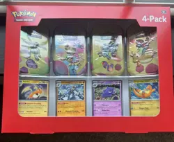 Pokemon 151 (4 Mini Tins + 4 Promo Cards Bundle Pack) Pokemon Sams Club - NEW - Image 1