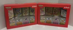 Set Of 2 Sam’s Club Pokemon Scarlet And Violet 151 Mini Tin 4 Pack - Image 1