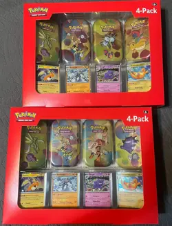 Pokemon 151 -Mini Tins 4 Pack. Sam’s Club LOT OF 2, FREE SHIP, SHIPS TODAY - Image 1