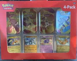 Pokemon 151 (4 Mini Tins + 4 Promo Cards Bundle Pack #2) Pokemon Sams Club - NEW - Image 1