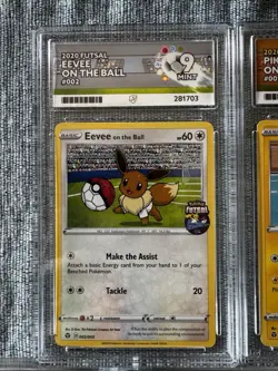 Pokemon on the Ball Set 001-005/005 9 ACE Grade Promo Futsal UK Exclusive 2020 - Image 2