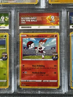 Pokemon on the Ball Set 001-005/005 9 ACE Grade Promo Futsal UK Exclusive 2020 - Image 5