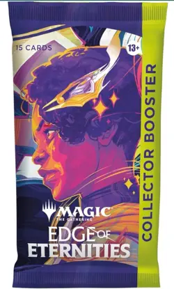 Magic: The Gathering Edge Of Eternities Collector Booster Pack In Hand - Image 1