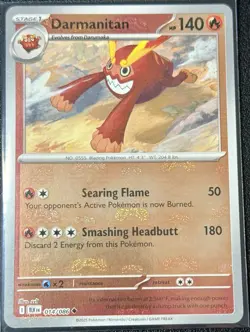 Darmanitan (Master Ball Pattern) 014/086 Sv: Black Bolt Holo Pokemon - Image 1