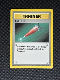 Pokemon TCG FULL HEAL 82/102 Base Set WOTC - Image 1
