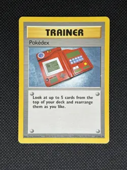 Pokemon TCG POKEDEX 87/102 Base Set WOTC - Image 1