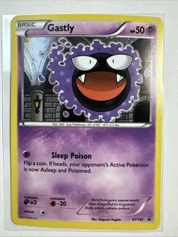 Pokemon TCG XY - Black Star Promo - Gastly #XY132 - Cosmos Promo Holo - Image 1