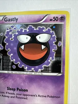 Pokemon TCG XY - Black Star Promo - Gastly #XY132 - Cosmos Promo Holo - Image 3