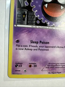 Pokemon TCG XY - Black Star Promo - Gastly #XY132 - Cosmos Promo Holo - Image 5
