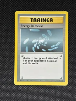 Pokemon TCG ENERGY REMOVAL 92/102 Base Set WOTC - Image 1