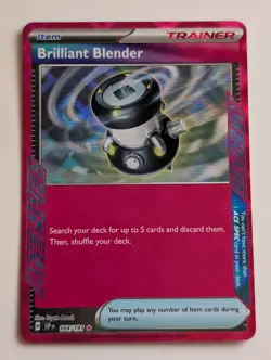 Brilliant Blender 164/191 Pokemon Surging Sparks Ace Spec Holo NM - Image 1