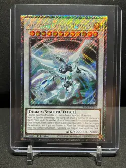 Shooting Quasar Dragon RA04-EN158 1st Edition Platinum Secret Rare Yu Gi Oh! NM - Image 1