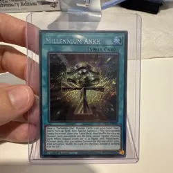 Yu-Gi-Oh Millennium Ankh Secret Rare 1st Edition INFO-EN053 - Image 1