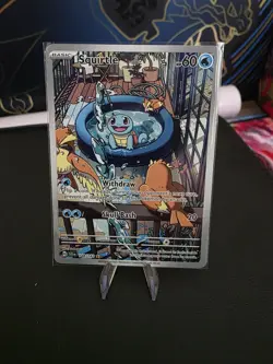 Pokemon Squirtle TCG Illustration Rare Stellar Crown Card 148/142 NM Condition - Image 2