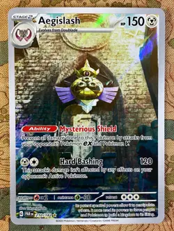 Pokemon Card TCG - Aegislash 210 Illustration Rare Paradox Rift Near Mint - Image 2