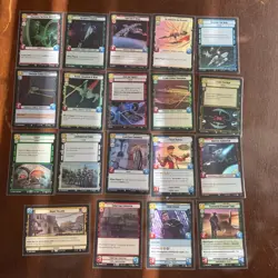 star wars unlimited Card Lot Of 19 Rares And Foils - Image 1