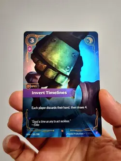 Riftbound Origins Invert Timelines Holofoil Epic TCG Card OGN 201/298~NM - Image 1