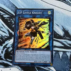 Yugioh! S:P Little Knight Super Rare (RA03-EN049) NM/M - Image 2
