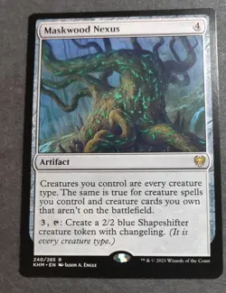 Maskwood Nexus: Kaldheim Regular Mtg Rare Card. Near Mint - Image 1