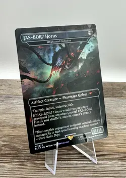 FAS-BOR7 Horus - Blightsteel Colossus (Rainbow Foil) Secret Lair Drop Foil MTG - Image 1