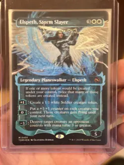 Magic The Gathering Elspeth, Storm Slayer (Showcase) Tarkir: Dragonstorm Foil - Image 1