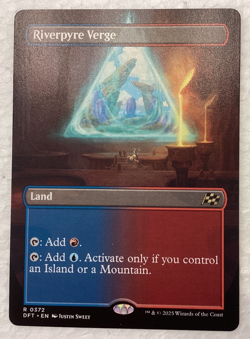 1x MTG Riverpyre Verge (Borderless) Aetherdrift Rare Standard Modern Commander - Image 1