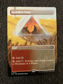 Magic The Gathering MTG - Sunbillow Verge (Borderless) - Aetherdrift - Image 1