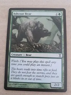 Magic MTG Tradingcard Time Spiral 2006 Ashcoat Bear 190/301 - Image 1